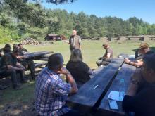 Spotkanie pracowników Służby Leśnej z właścicielami Zakładów Usług Leśnych